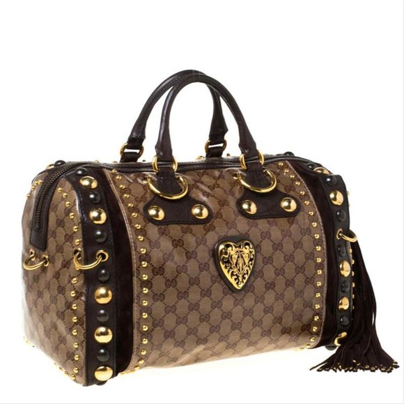 Gucci Handbags - GUCCI BOSTON INDY BABOUSKA GG CRYSTAL  BAG